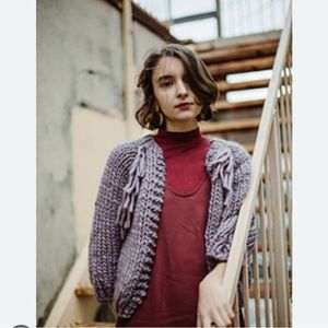 Good Night, Day Perth Cardigan lavender